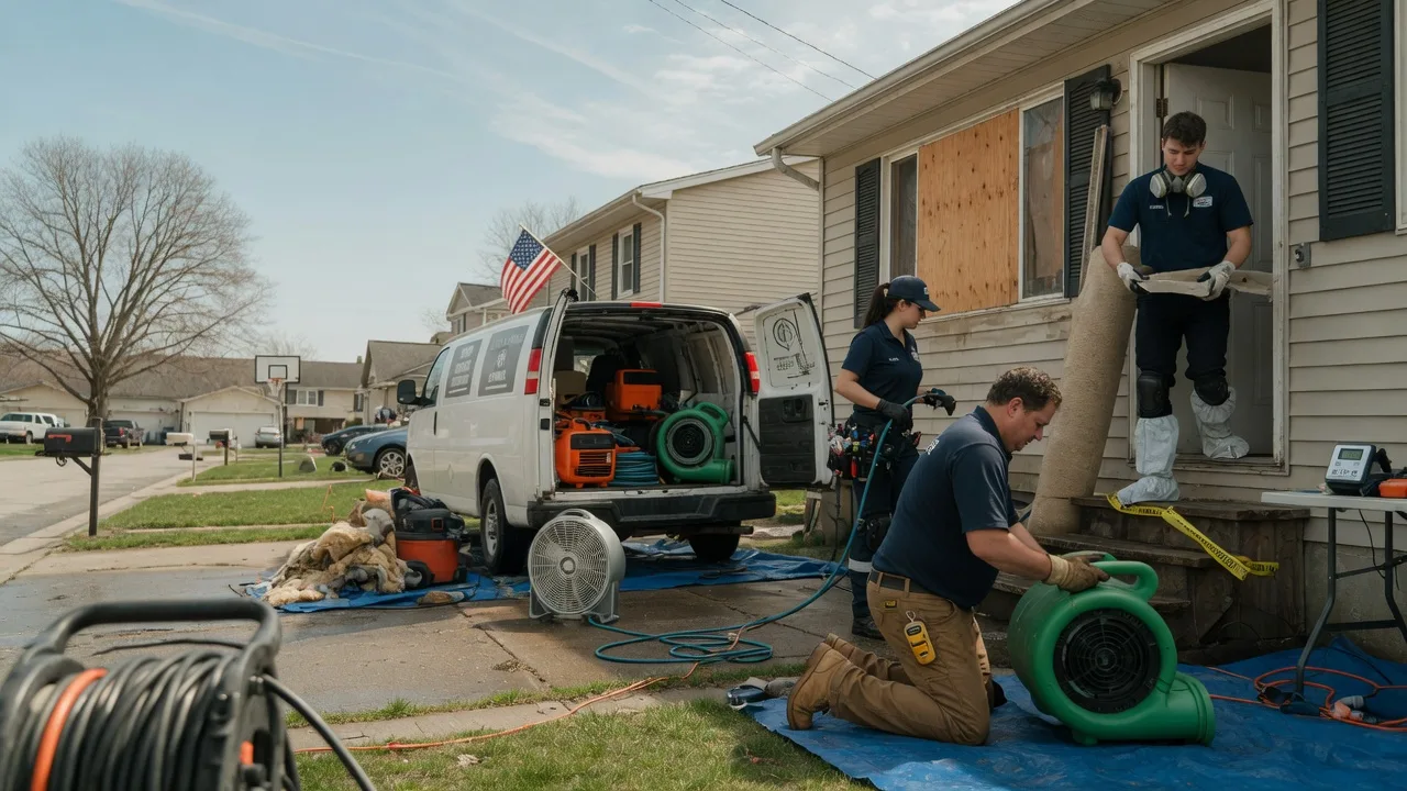Water Damage Restoration in Saint George, KS near me